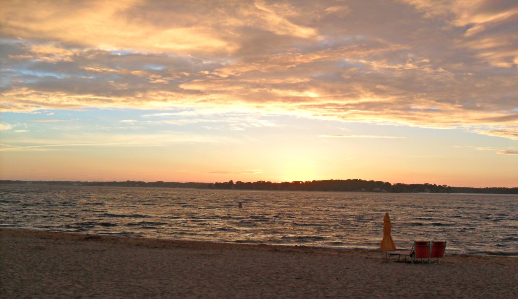 Sunset on Shelter Island Hamptons