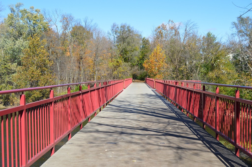 A sunny fall day on the Monon Trail