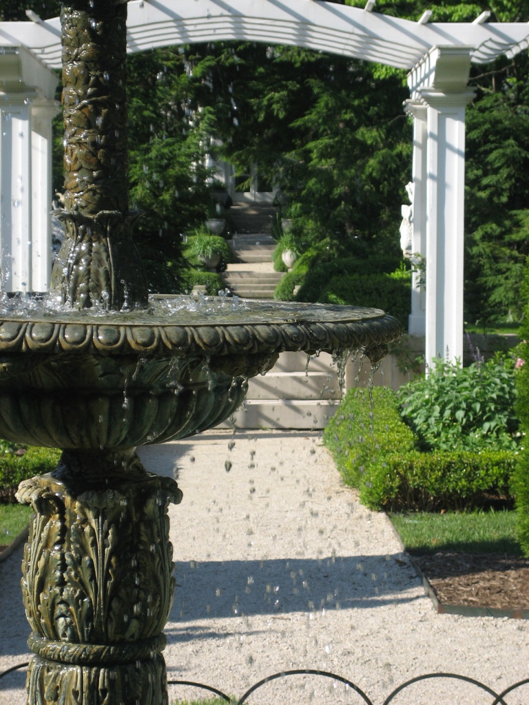 The romantic gardens at the Indianapolis Museum of Art