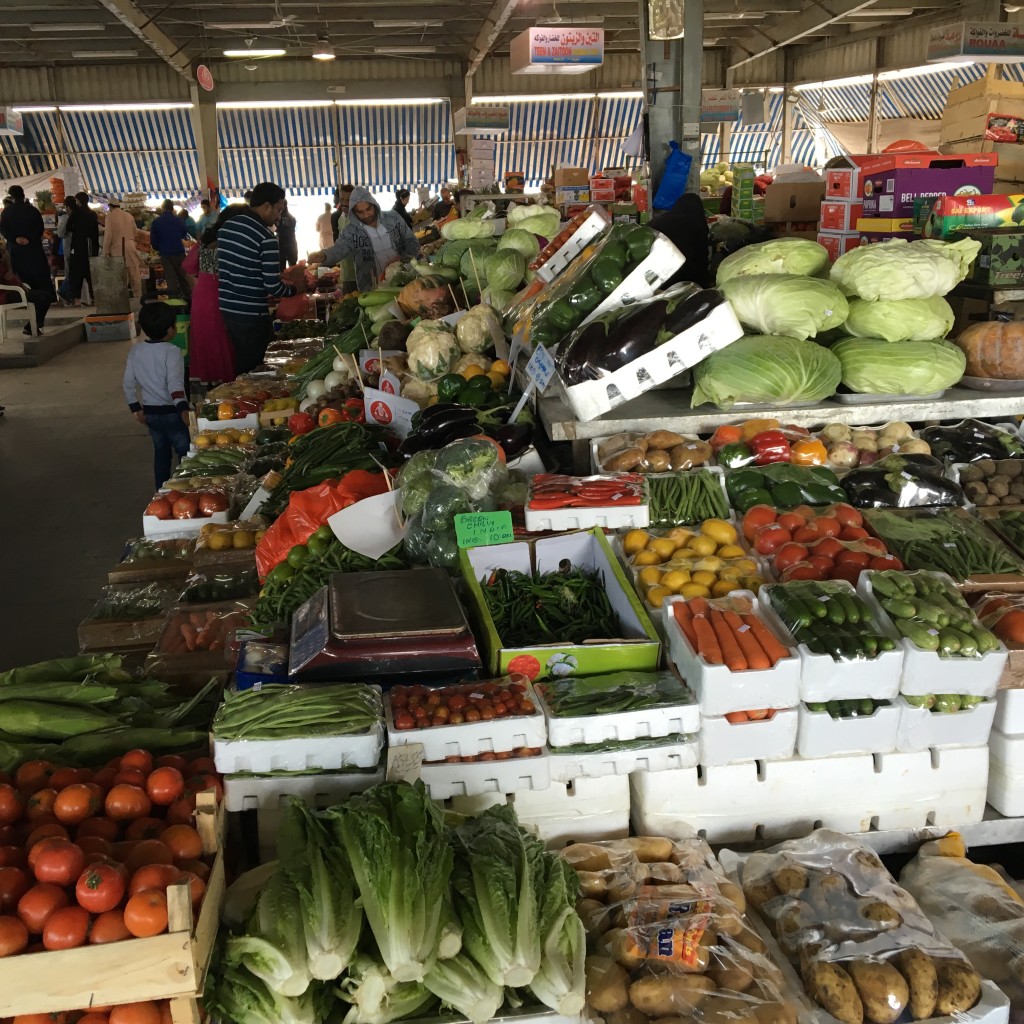 Fruit and veggie market in Abu Dhabi