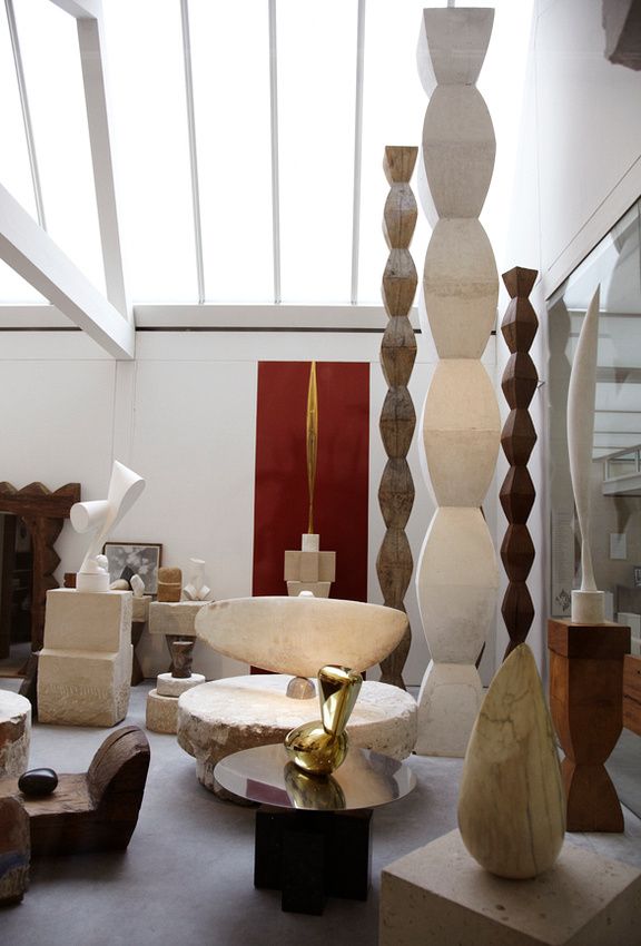 Brancusi's studio in Paris