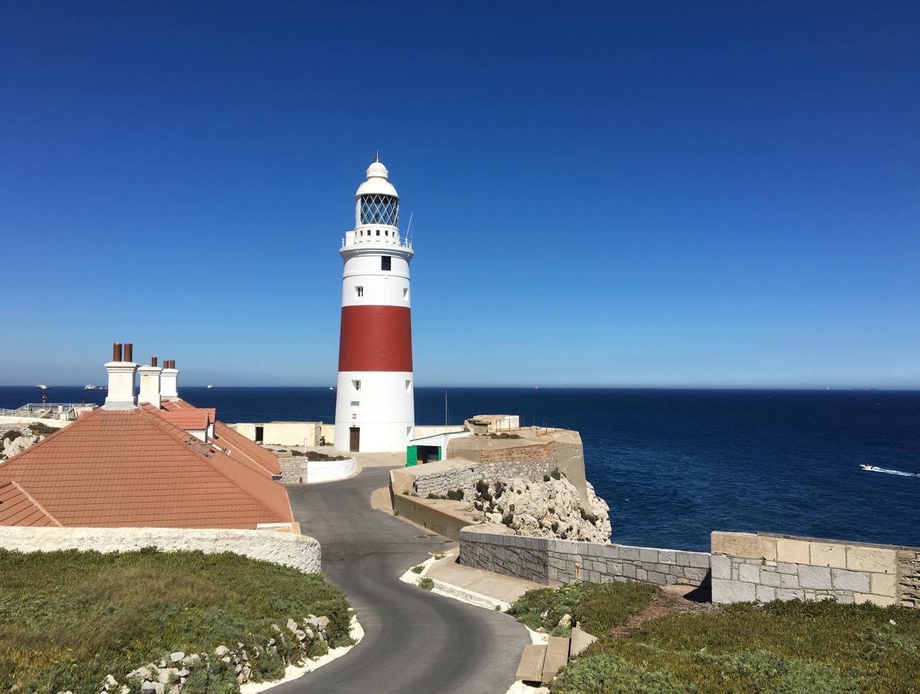 Lighthouse at Europa Point in Gibraltar
