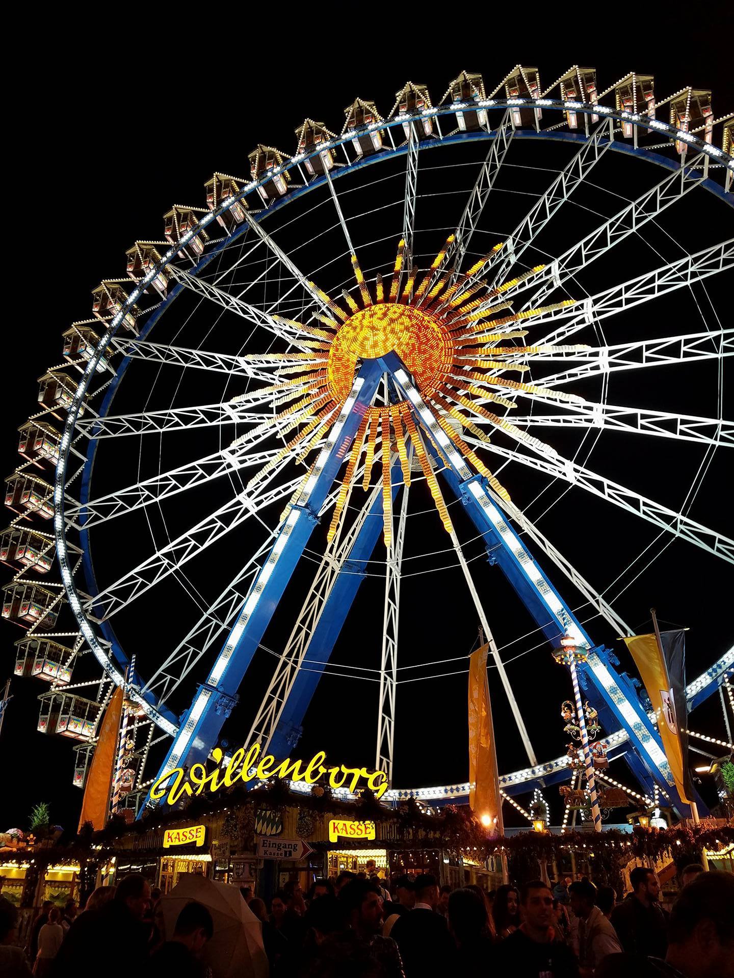 Ferris wheel at Oktoberfest in Munich, Germany