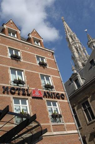 Outside Hotel Amigo in Brussels, Belgium