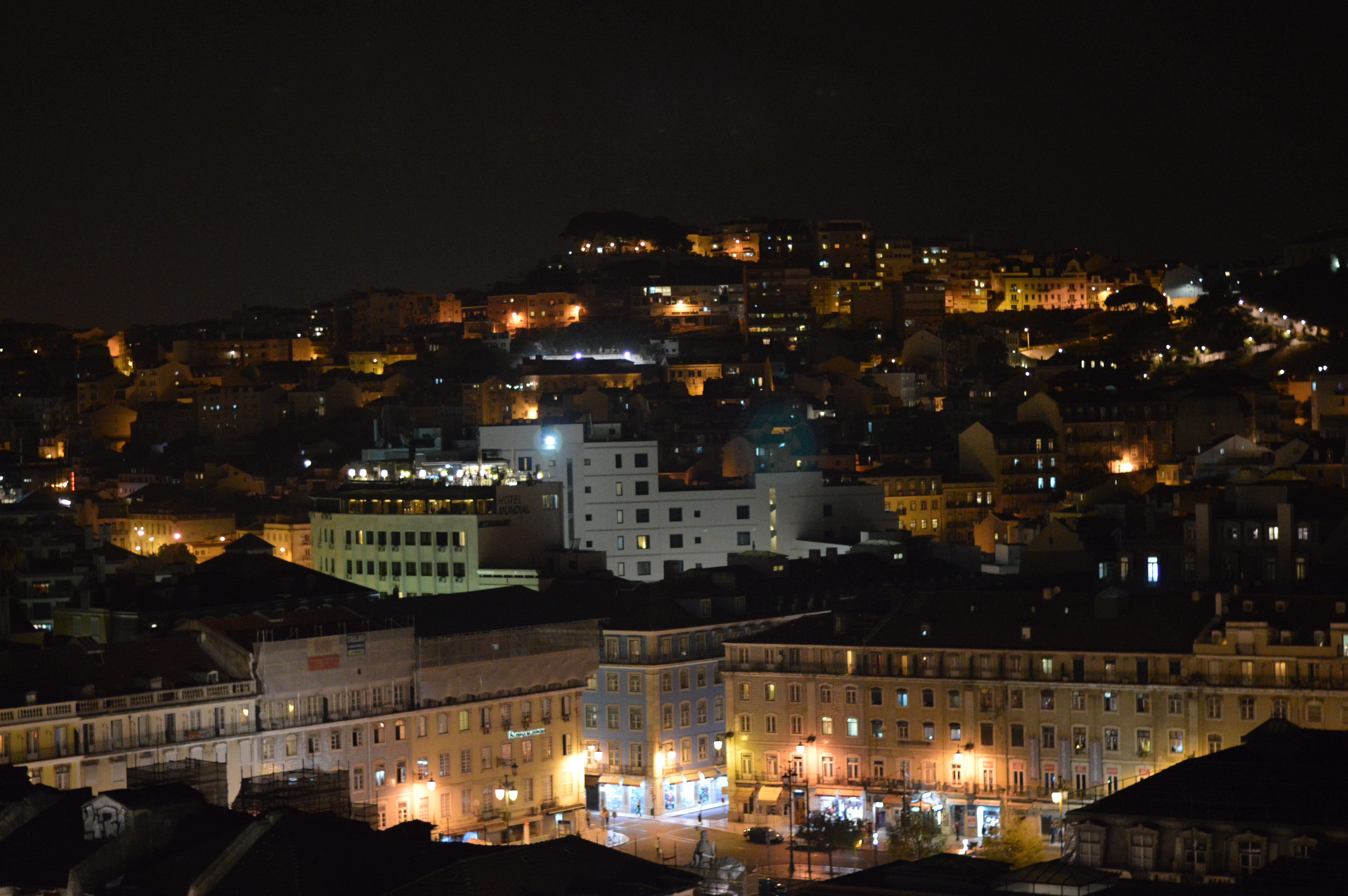 View of Lisbon, Portugal at night
