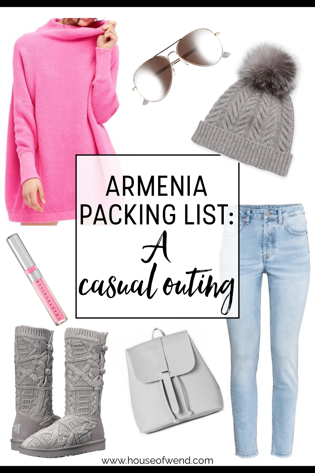 Armenia packing list for a casual outing