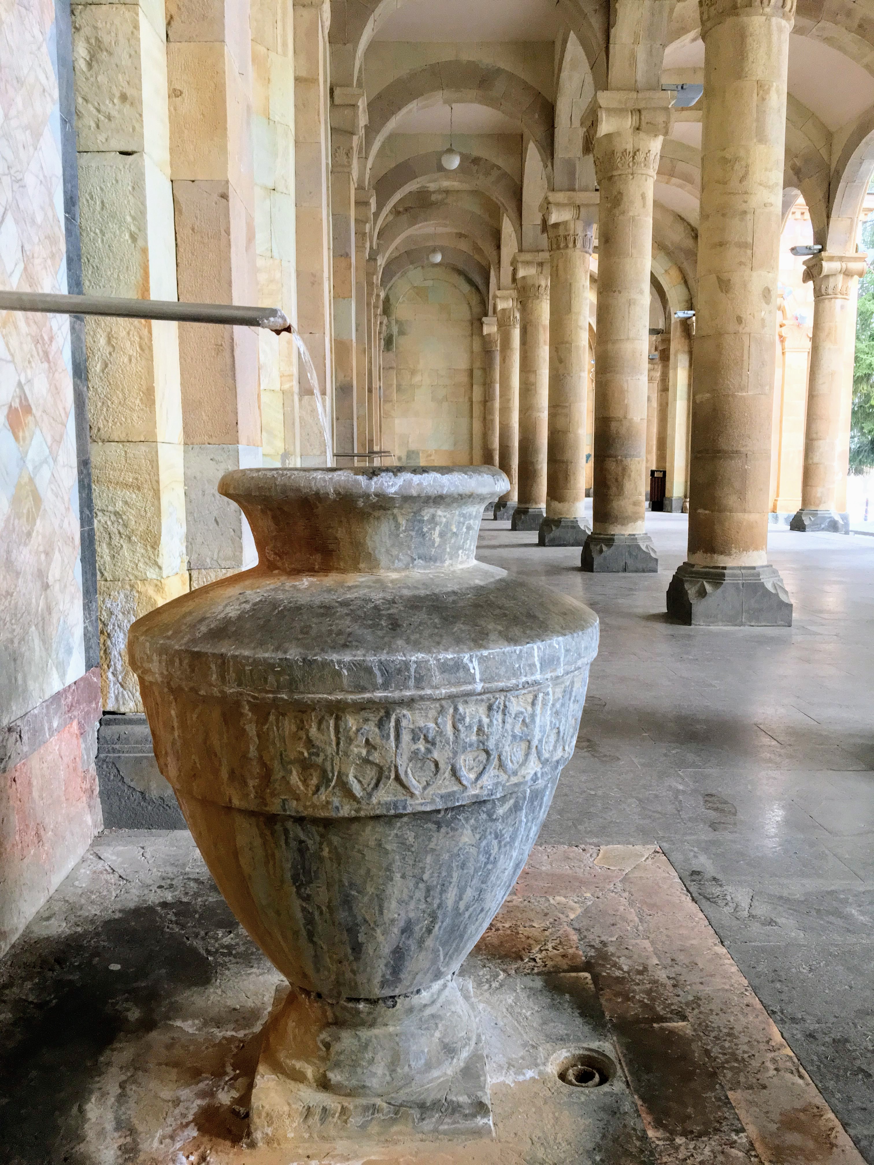 Healing mineral water from Jermuk, Armenia