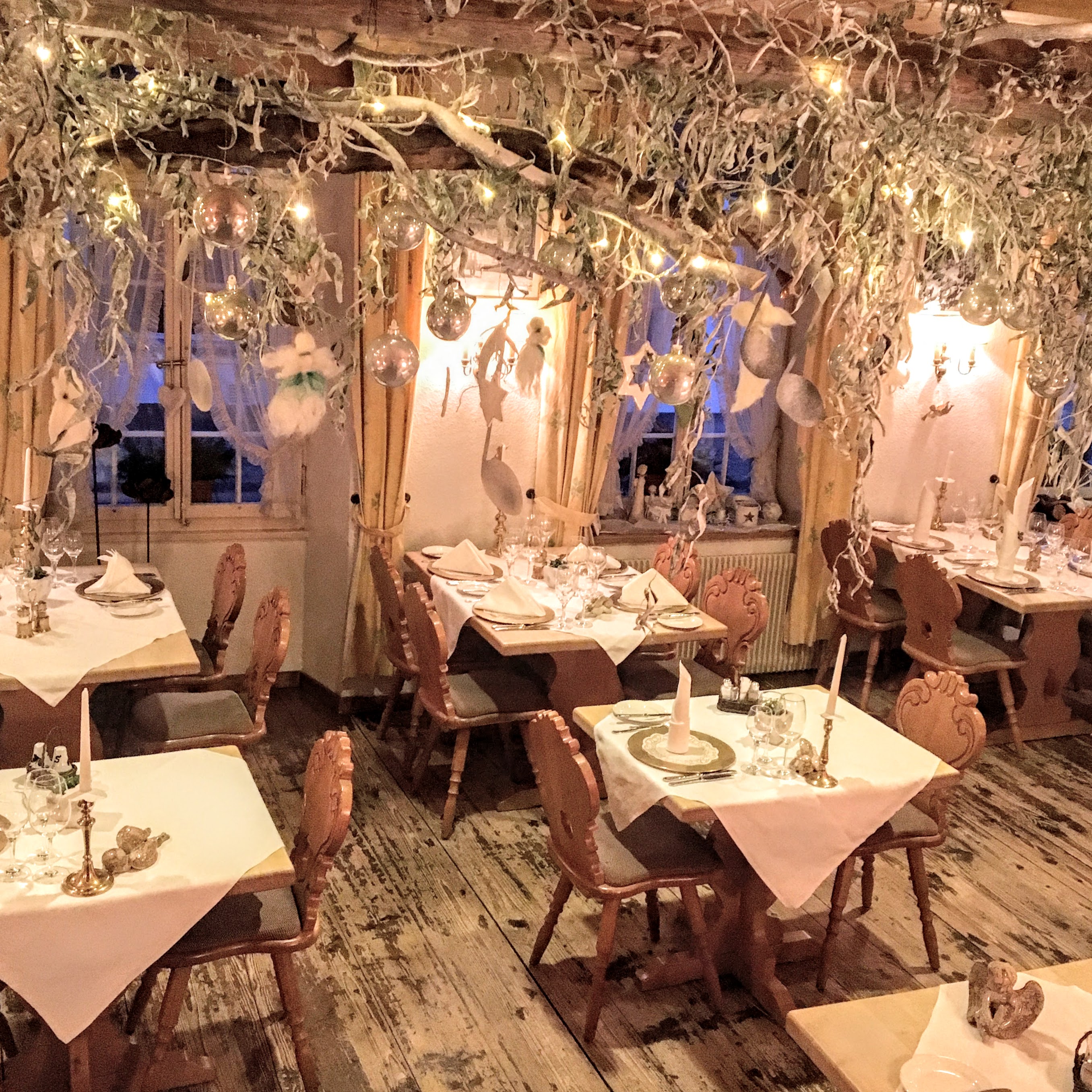 Romantic restaurant in Wilderswil, Switzerland