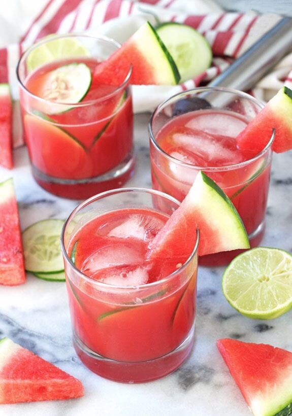 Watermelon cocktail for the summer