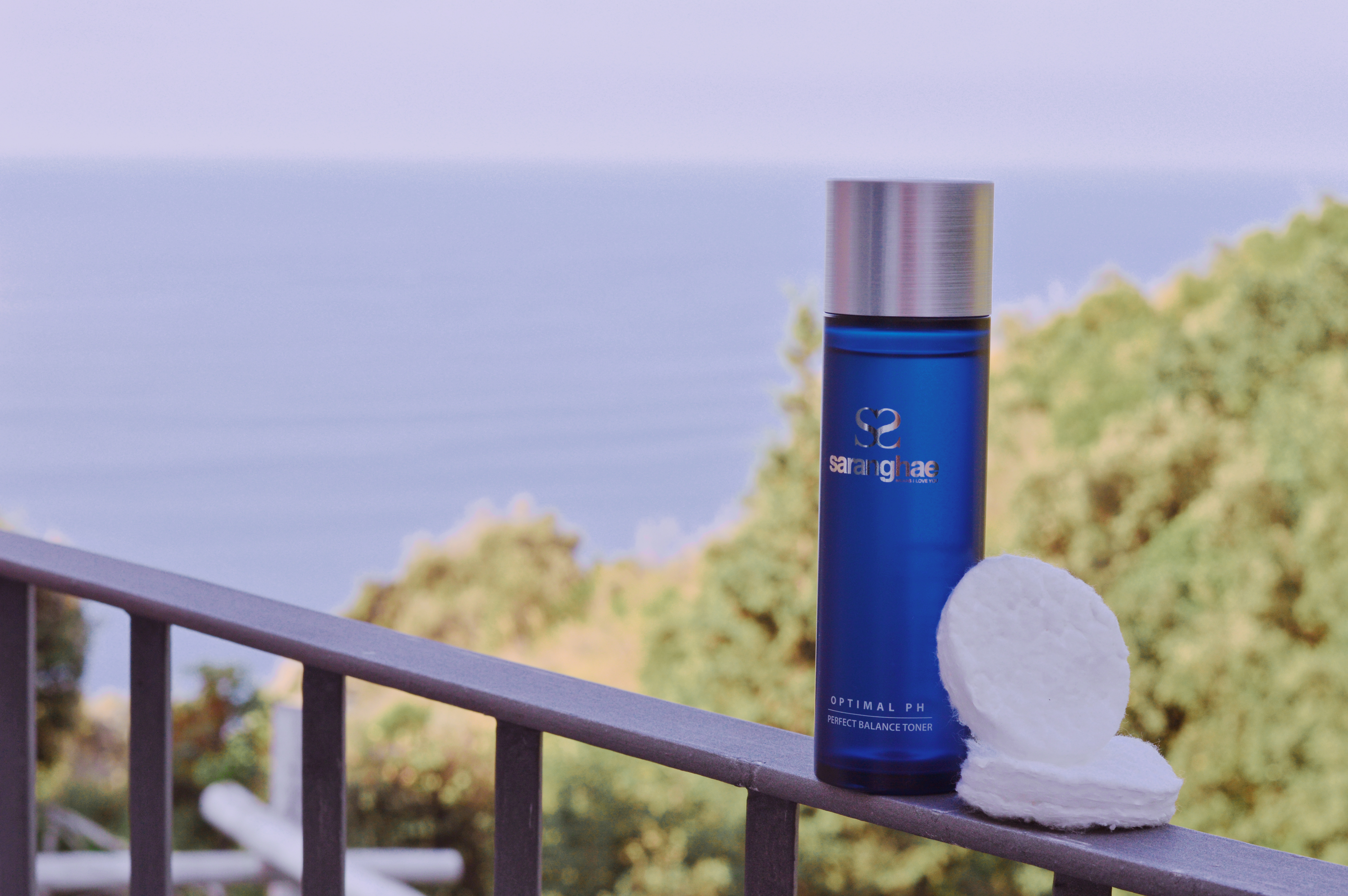 Korean skin care beauty routine on the Amalfi Coast