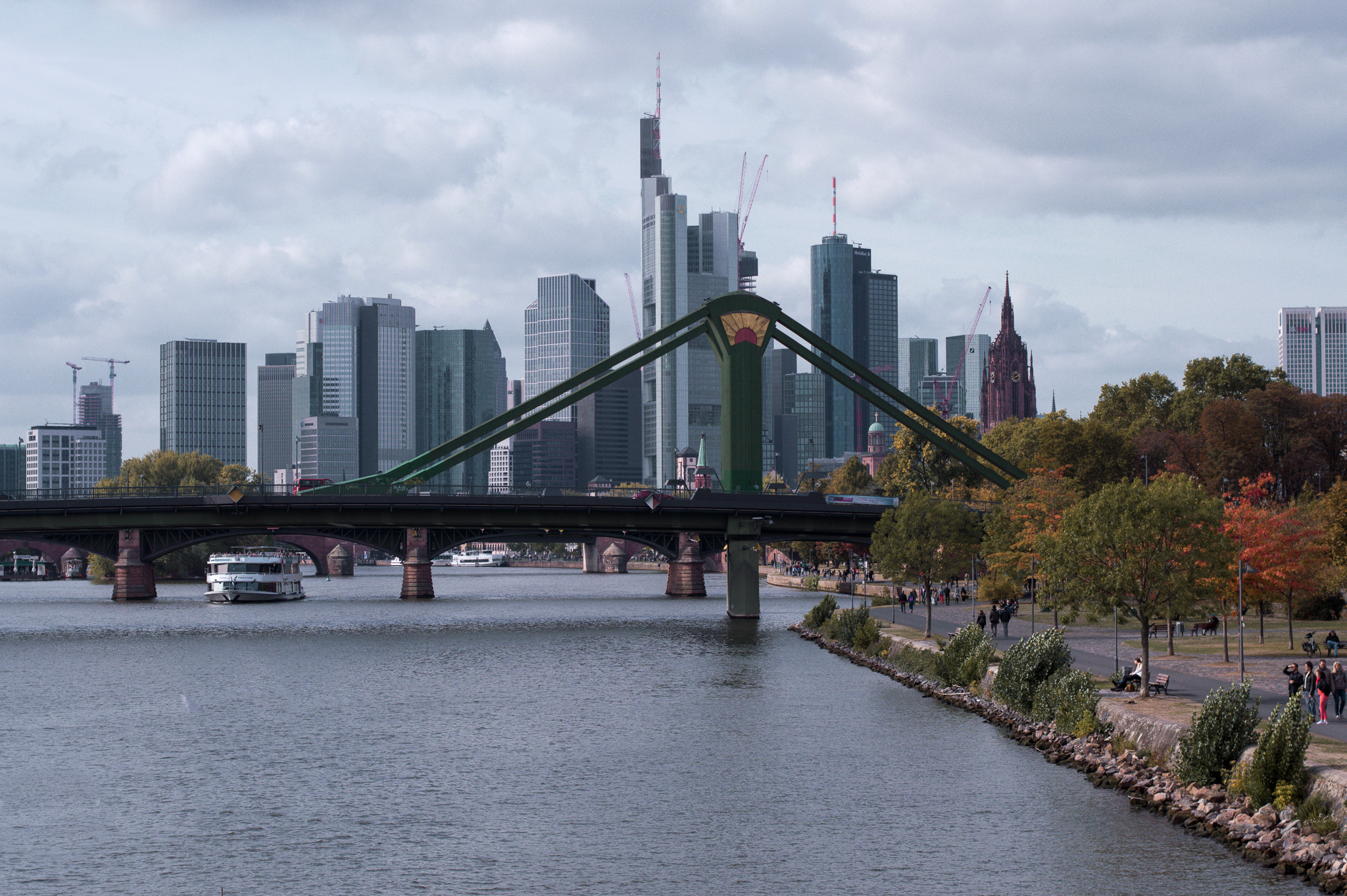View of the Frankfurt Skyline from the Primus Linie