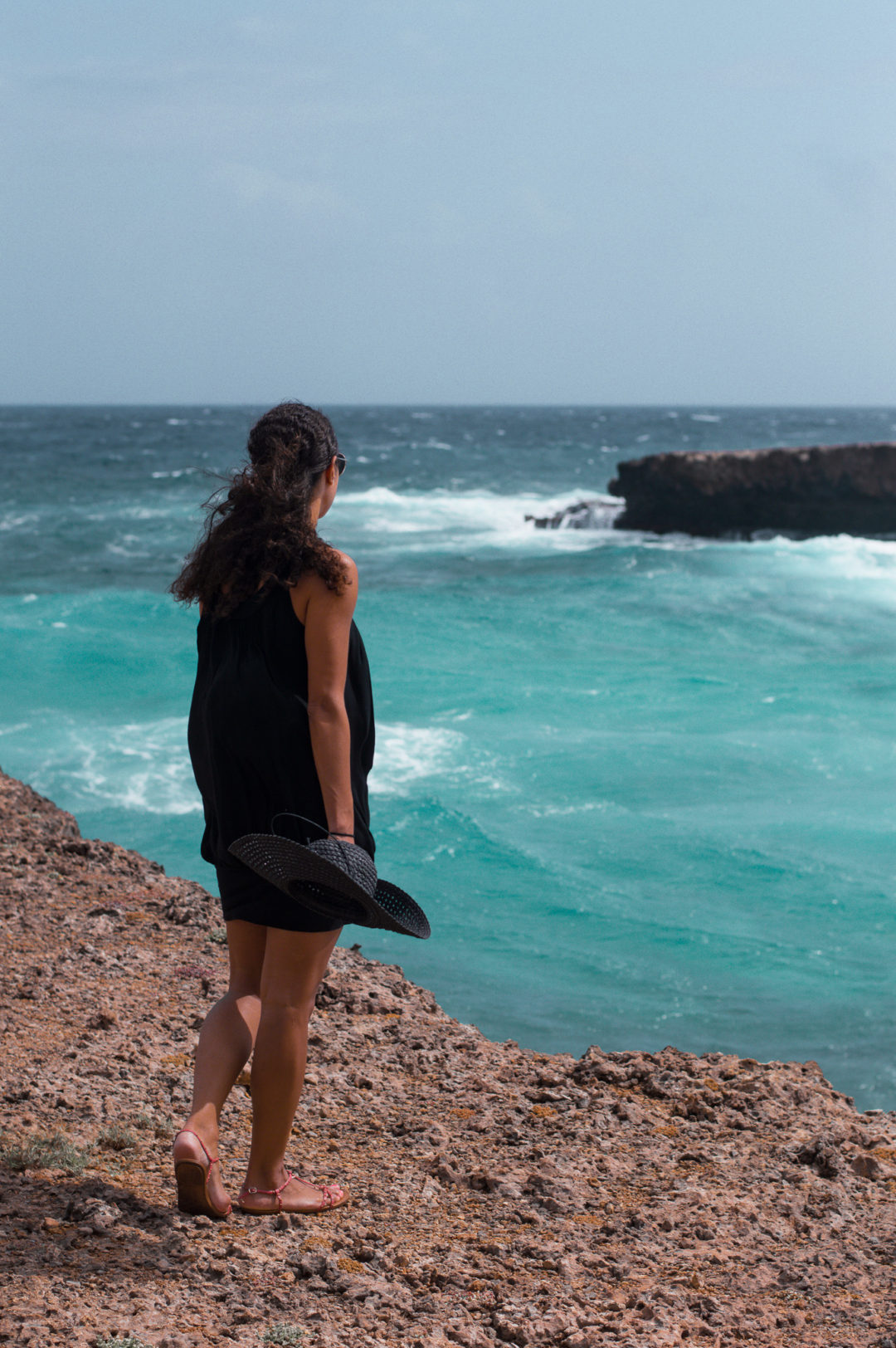 Overlooking the ocean in Aruba