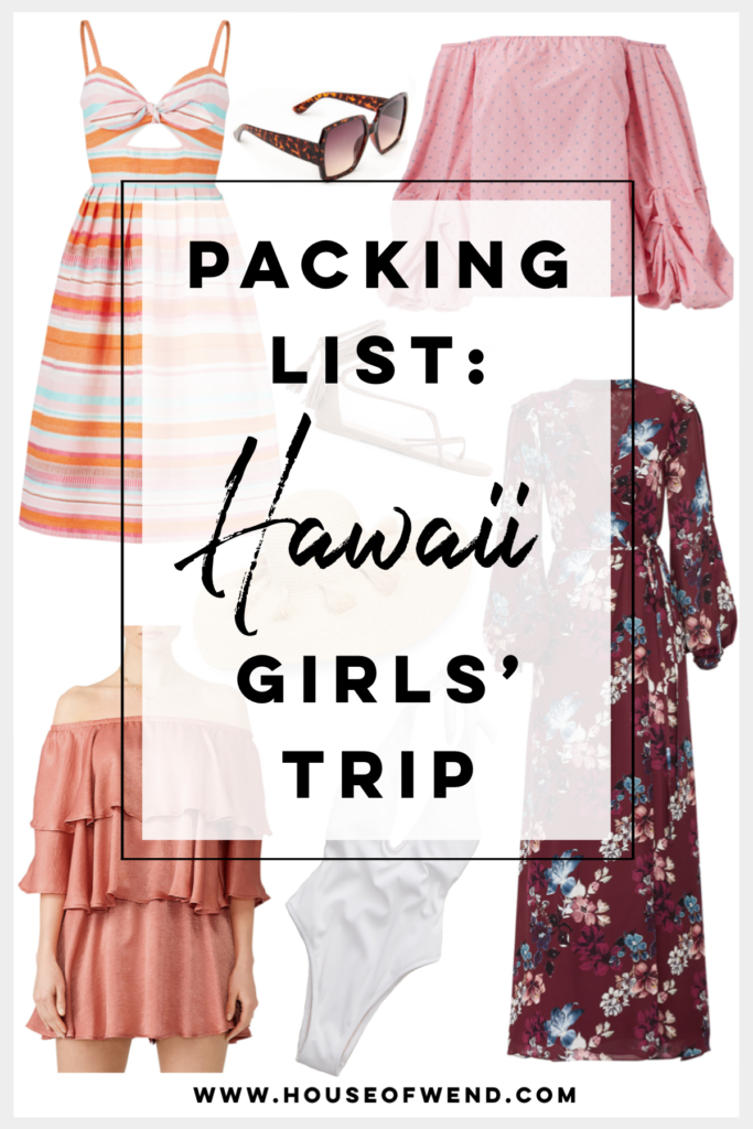 Hawaii Packing List