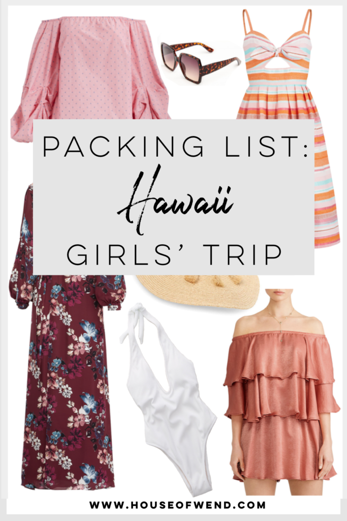Kauai packing list
