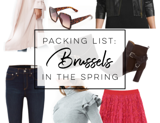 Packing List: Brussels in the Spring