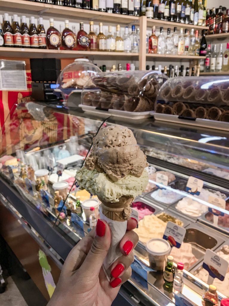 Gelato ice cream in Venice, Italy