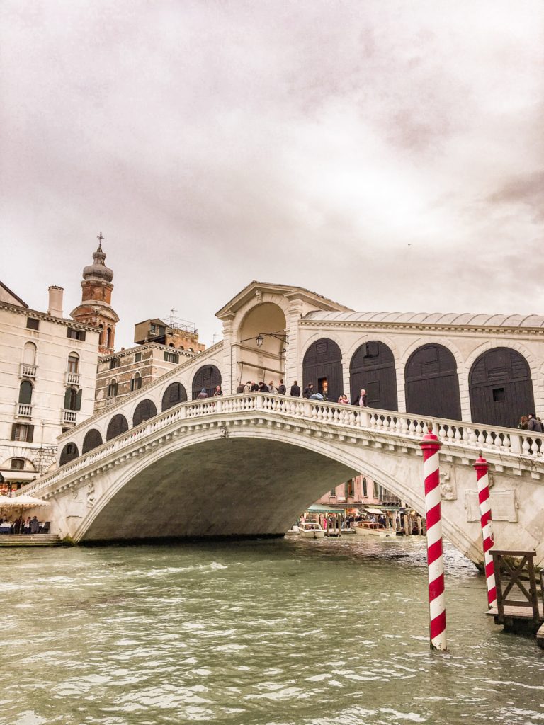 The Rialto Bridge in Venice, Italy