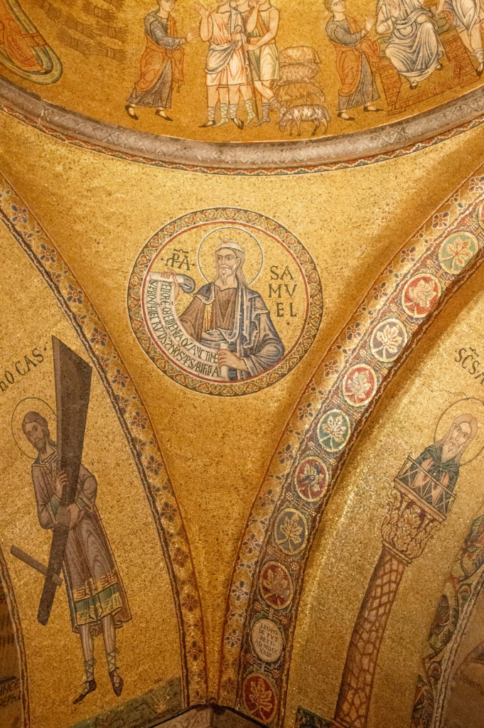 Detailed ceilings at Saint Mark's Basilica