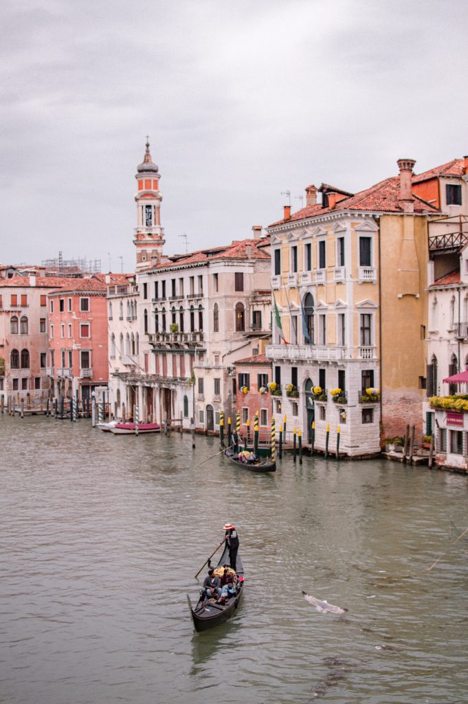 Overlooking the Venice canals