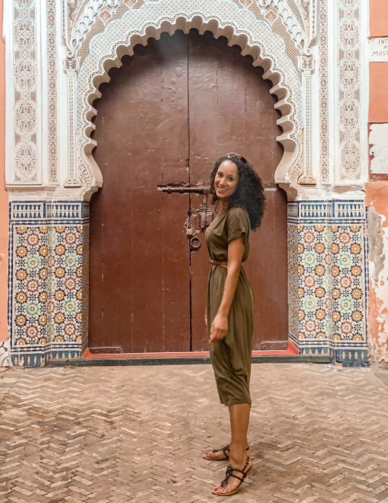 Exploring the souks in Marrakech