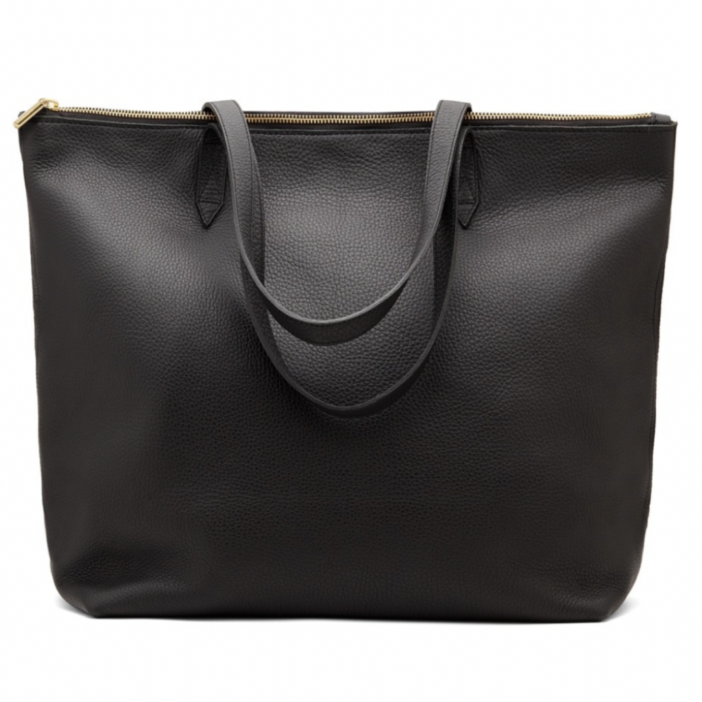 Large Leather Cuyana Tote